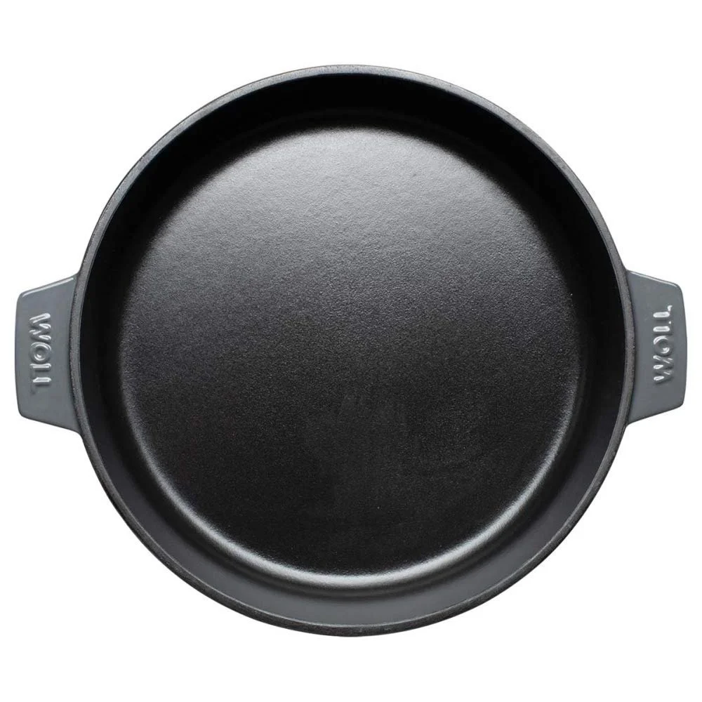 Кастрюля чугунная Woll Iron Квадратная 28 см 3.7 л красный чили с силиконовыми ручками, фото №3