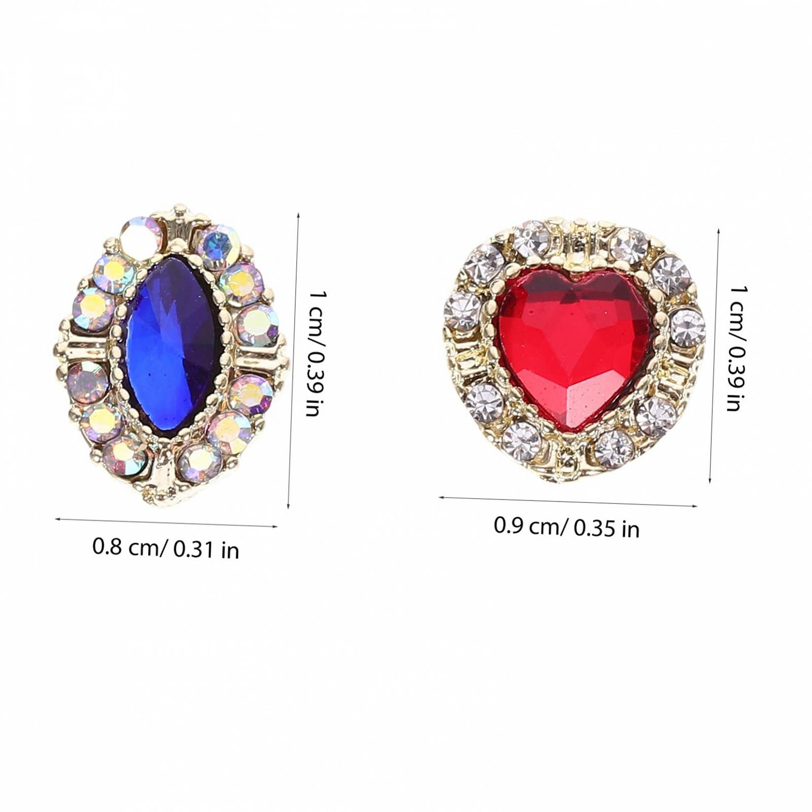 Украшения для ногтей Ipetboom 10 шт. Милые украшения для ногтей из прочного и устойчивого к выцветанию материала для творческого дизайна ногтей для женщин и особых случаев, фото №3