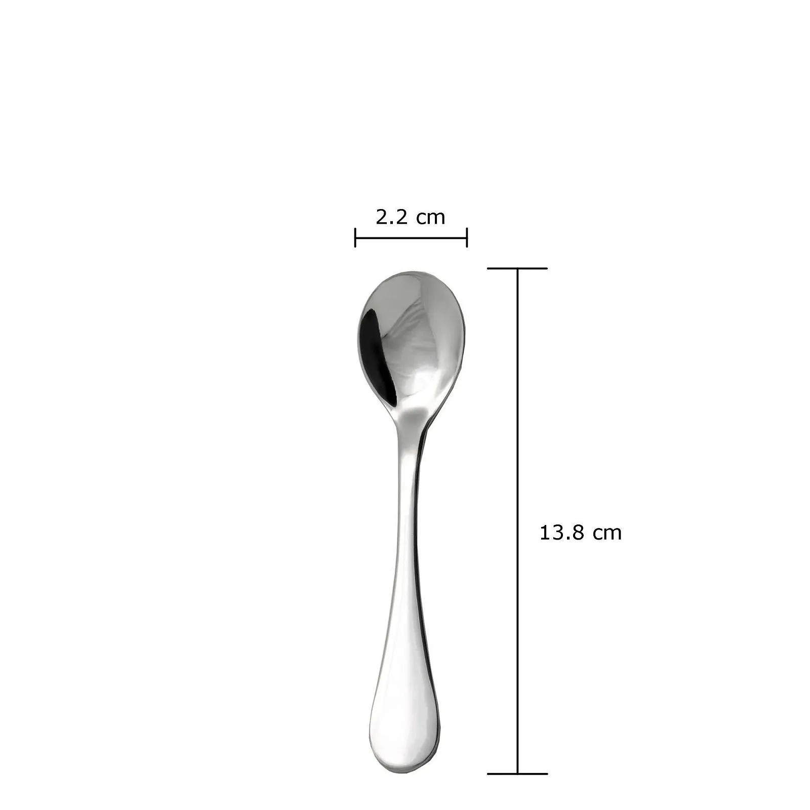 Ложка Дитяча GRÄWE Маленька 6 шт Нержавіюча сталь 18/10, фото №2