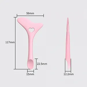 Інструмент RY-EARL Silicone Eyeliner Aid Stencils Рожевий synthetic.ua - Фото 1