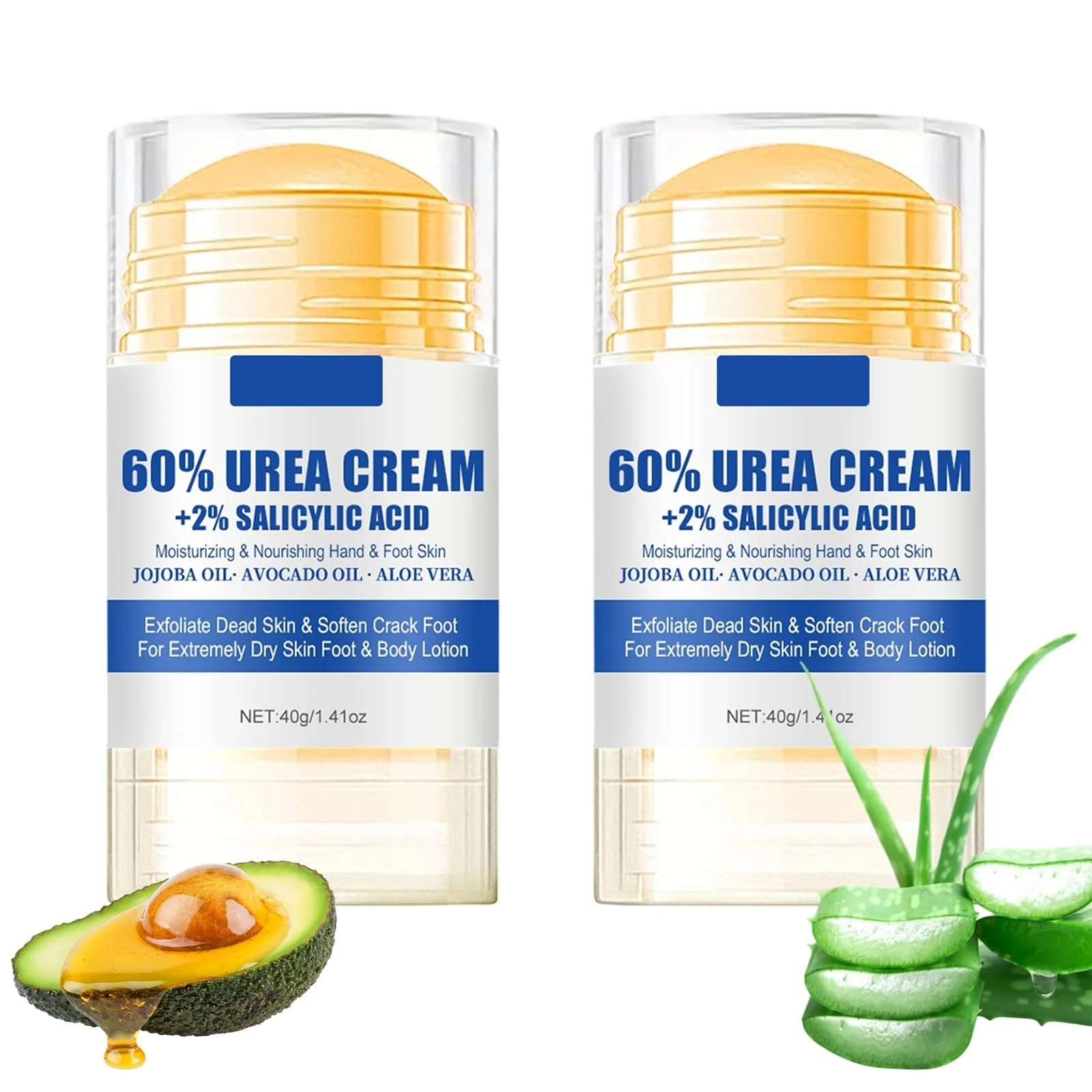 Крем для ног с мочевиной интенсивное увлажнение набор 2 шт. 7.8 см x 36 см, фото №1