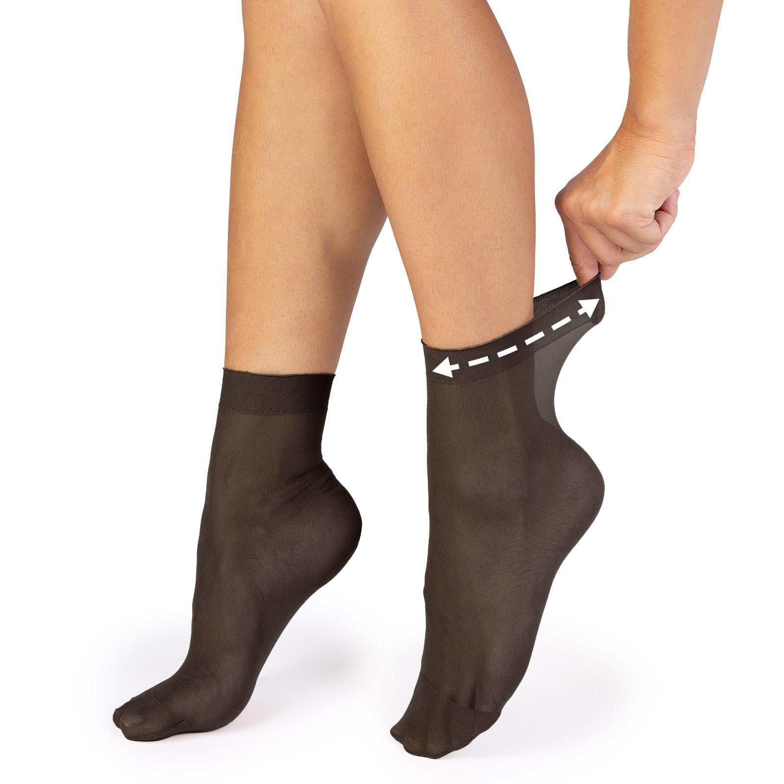 alber's Класичні жіночі шкарпетки SENSITIVE 20 - Набір 10 шт. 20 DEN, фото №1