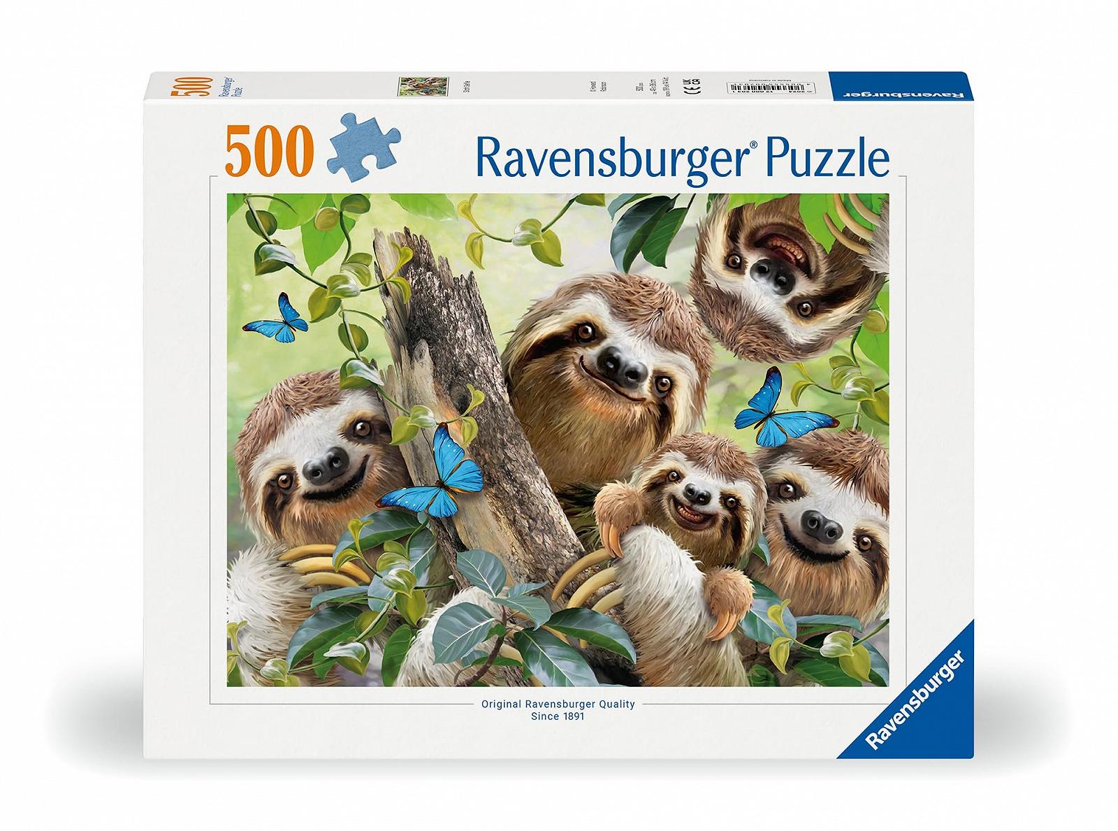 Пазл Ravensburger Sloth Selfie 12000203 500 деталей від 12 років, фото №2