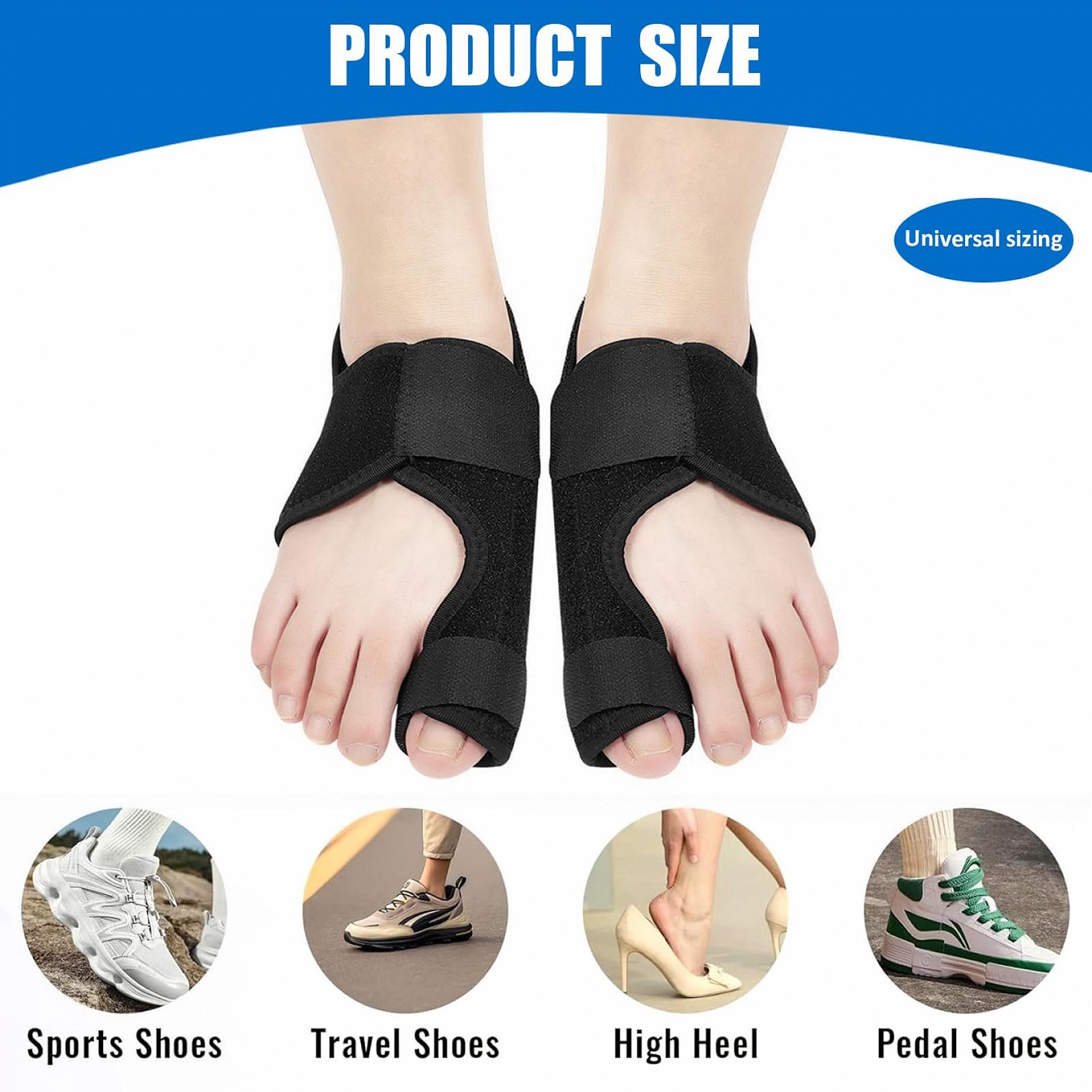 Коректор великого пальця стопи Регульований для жінок і чоловіків для лівої та правої ноги, фото №7