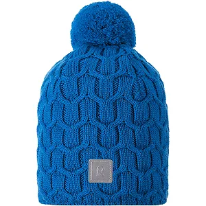 Шапка Reima Nyksund Детская Ярко-синяя, размер 50, синяя - Фото 1