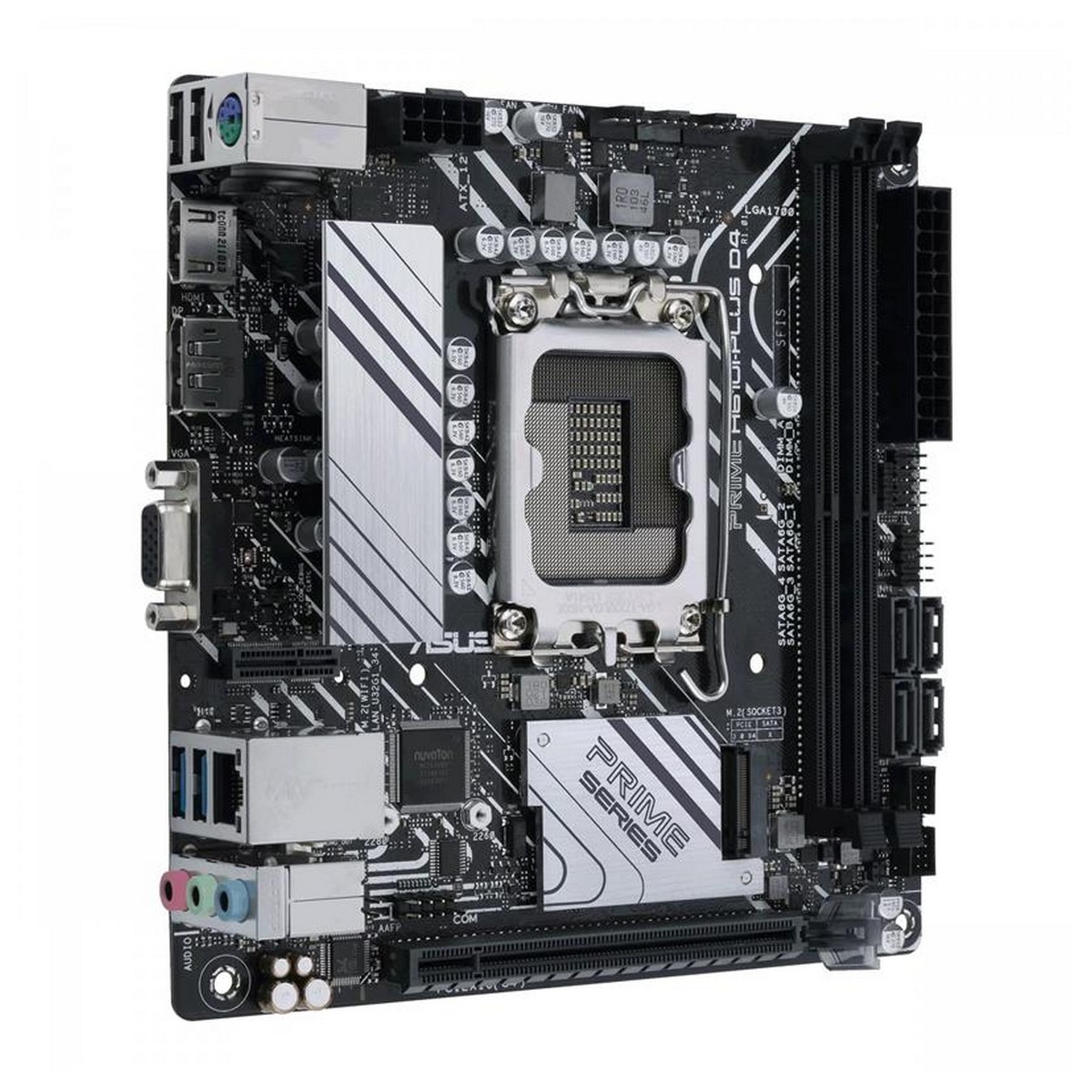 Матерінська плата Asus Prime H610I-Plus D4-CSM Socket 1700, фото №3 Матерінська плата Asus Prime H610I-Plus D4-CSM Socket 1700, фото №3