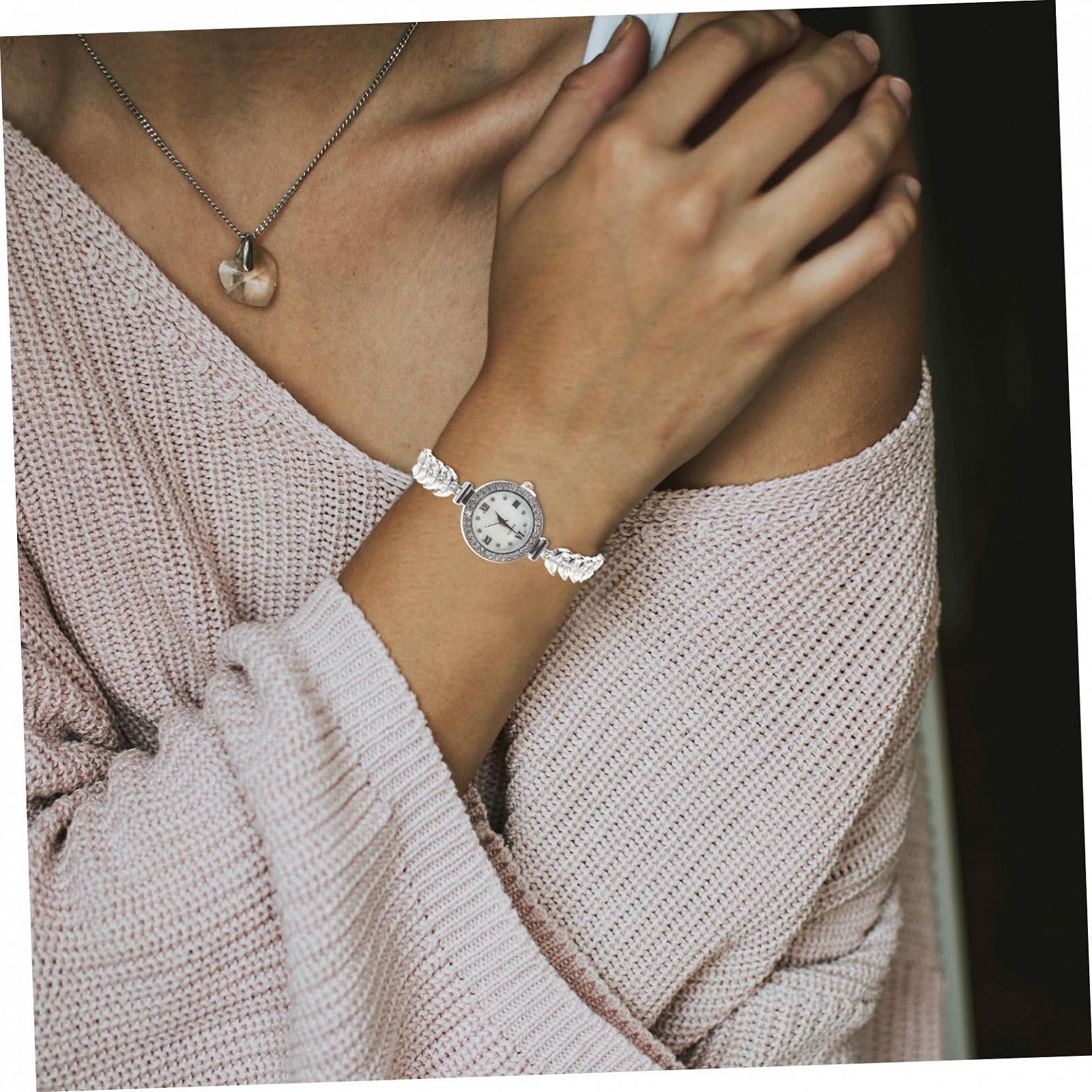 Жіночий Годинник Healvian, срібний, фото №5