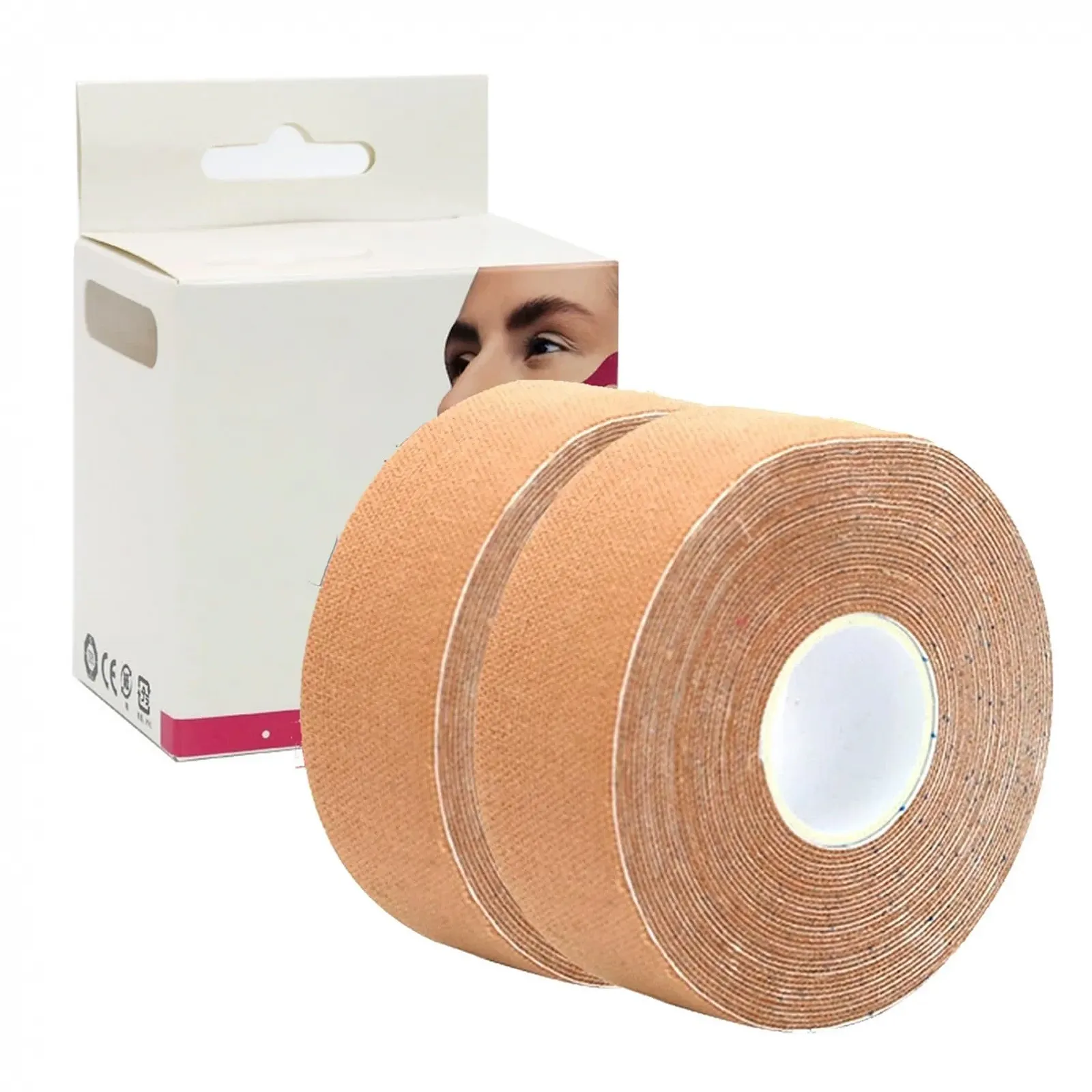 Стрічка для обличчя ліфтингова, стрічка для фейсліфтингу, 2 рулони, фото №9