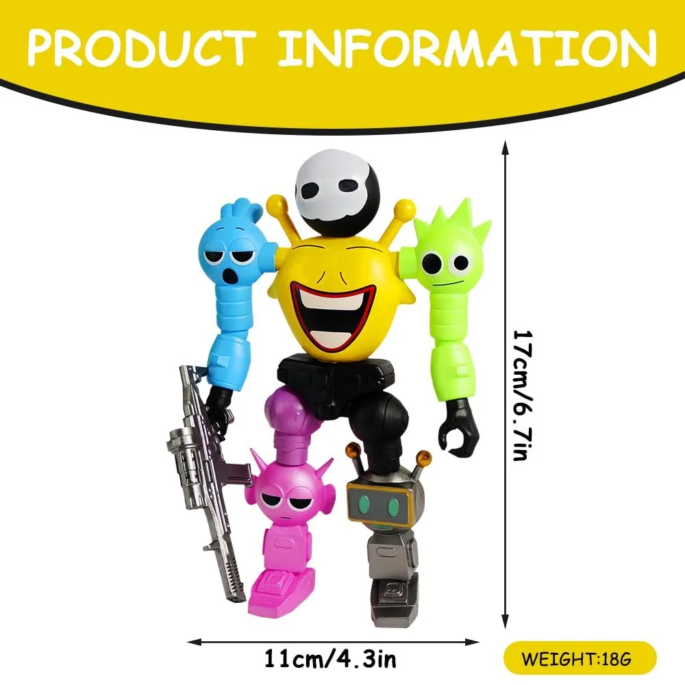 Набор фигурок HTGWCG Colourful Figures B PVC, фото №2