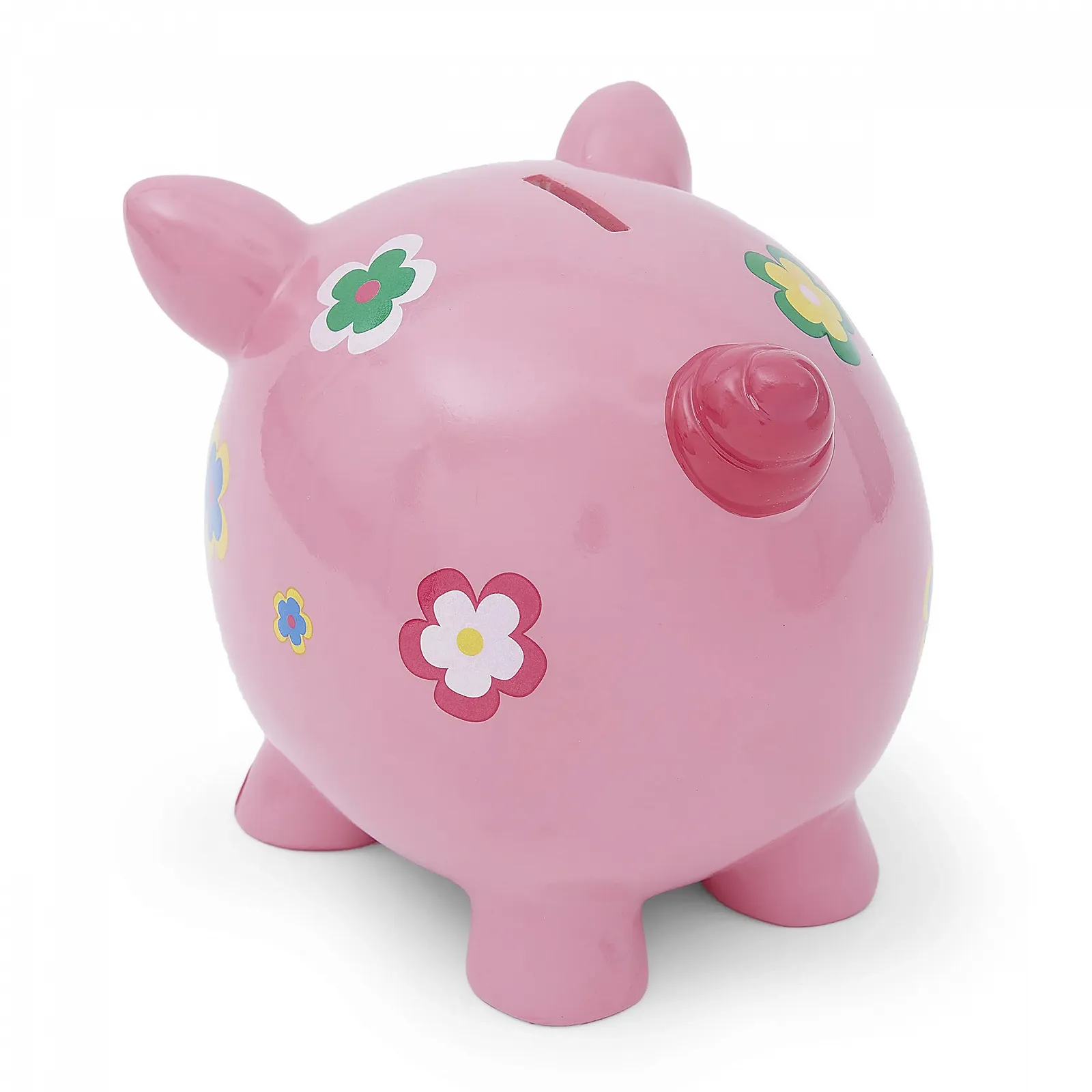 Скарбничка Mousehouse Gifts Рожеве поросятко Велика З квітами, фото №5