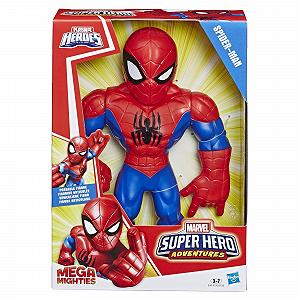 Фігурка Hasbro Playskool Heroes Marvel Super Hero Adventures Mega Mighties Spider-Man, 25 см synthetic.ua - Фото 1