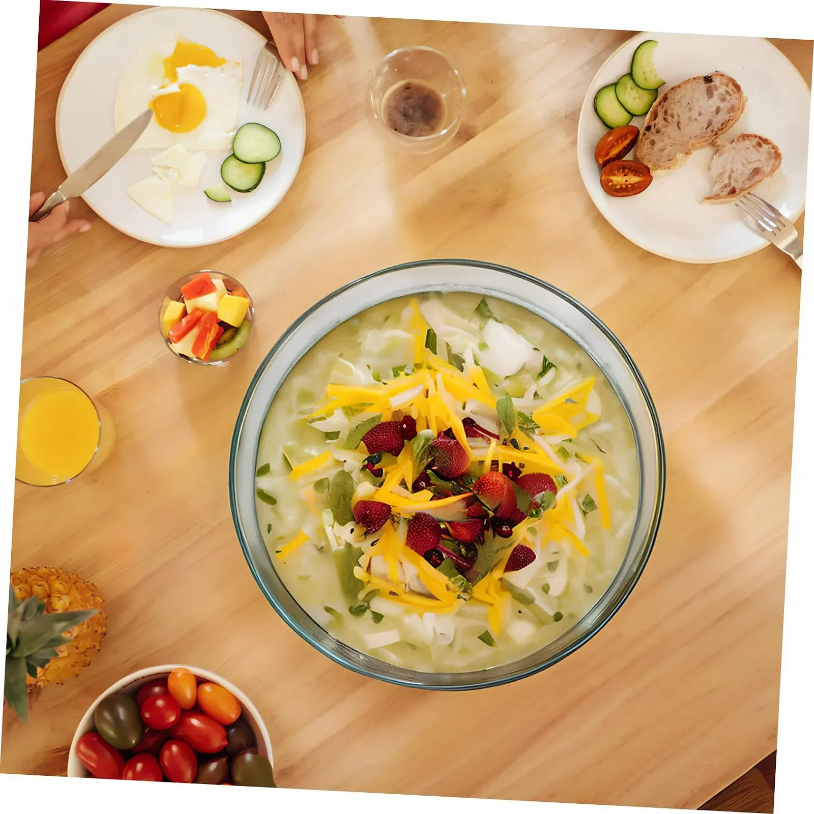 Форма для запікання VALICLUD кругла з боросилікатного скла з прозорою кришкою, фото №3 Форма для запікання VALICLUD кругла з боросилікатного скла з прозорою кришкою, фото №3