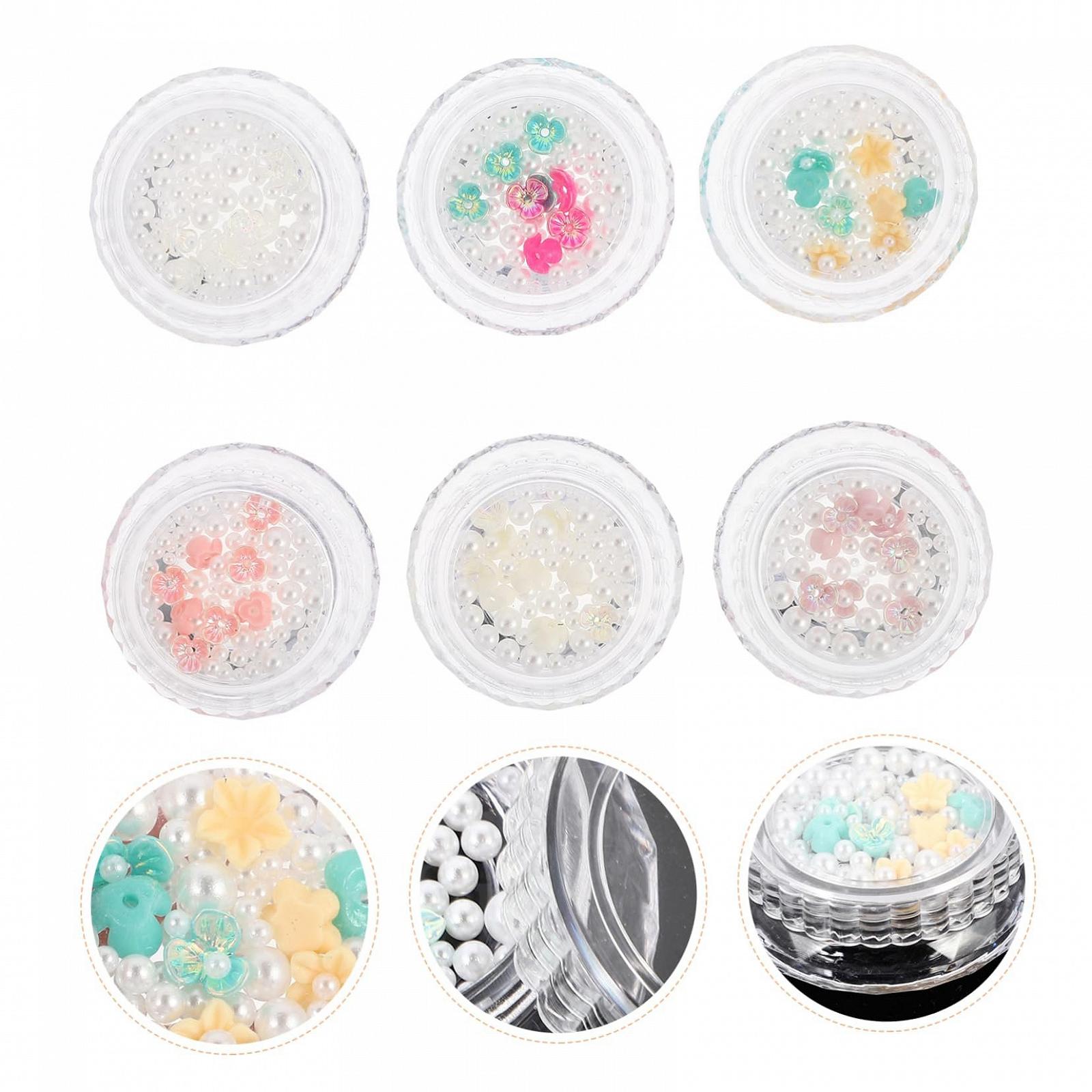 Набор украшений для ногтей MAGICLULU 3 шт., украшения для маникюра, подвески для ногтей для домашнего использования в салоне 6 коробок * 3, фото №9