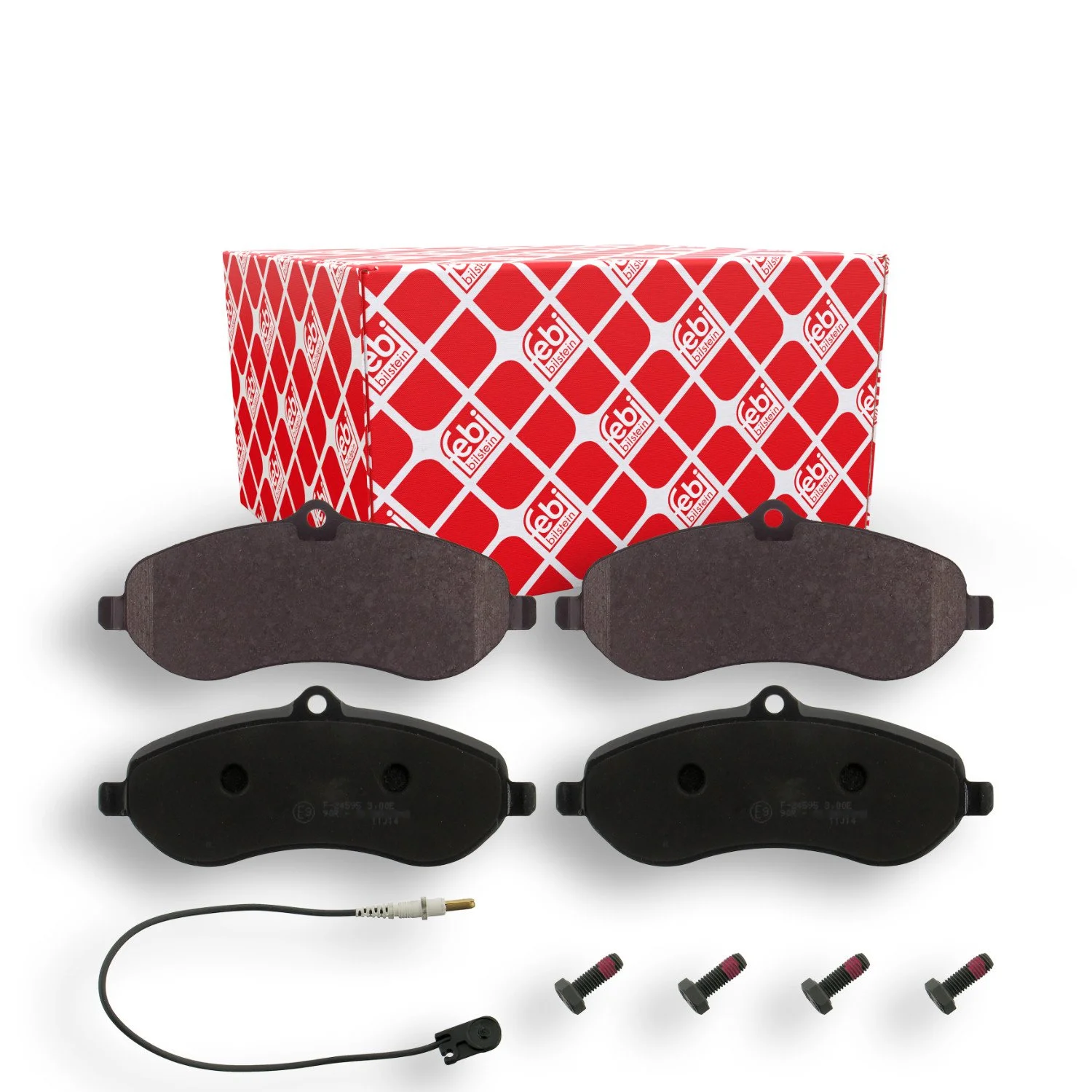 Комплект гальмівних колодок, дискові гальма FEBI BILSTEIN 16830 для CITROËN FIAT PEUGEOT, фото №1