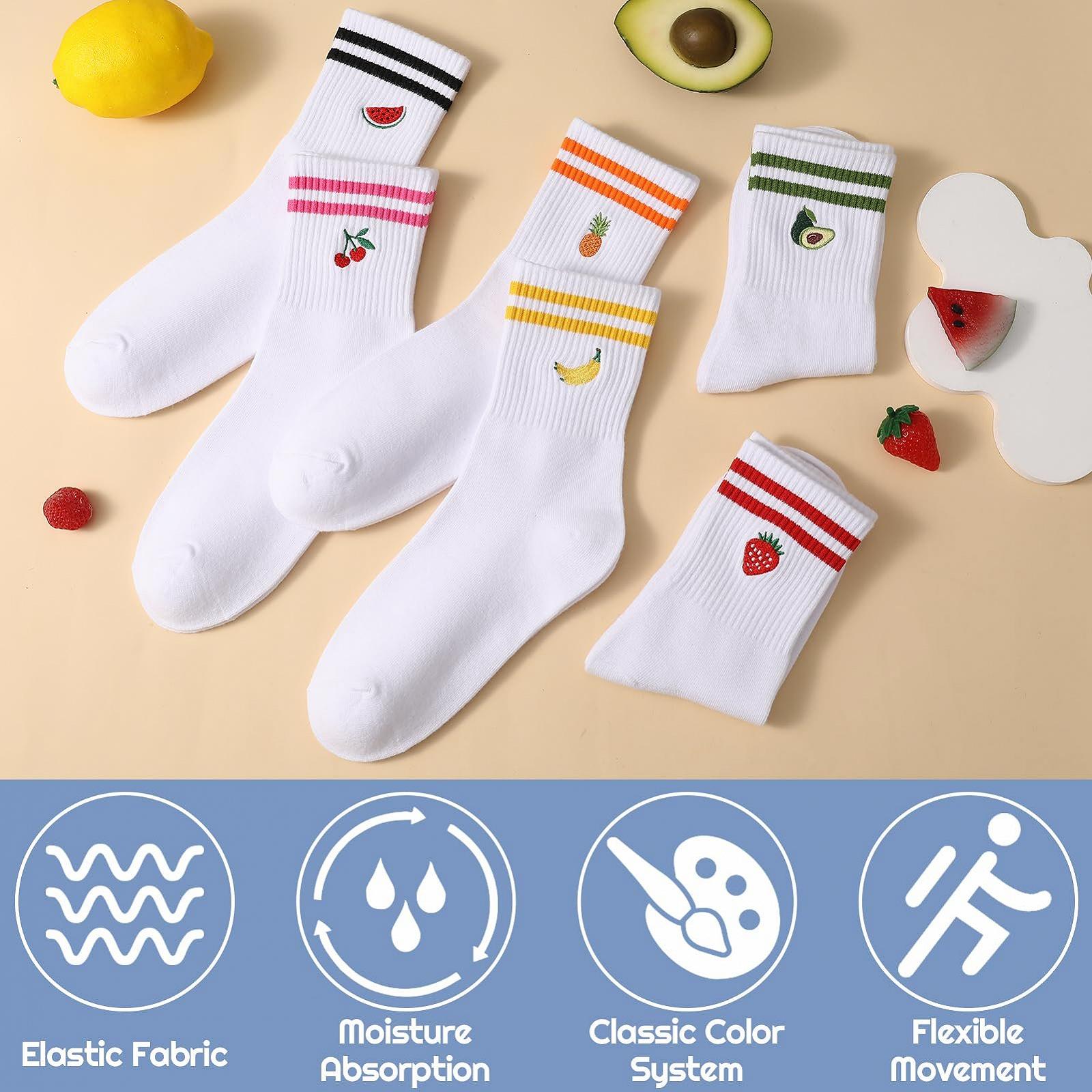 Носки теннисные Pack of 6 Полосатый Белый, размер 39-42, фото №3