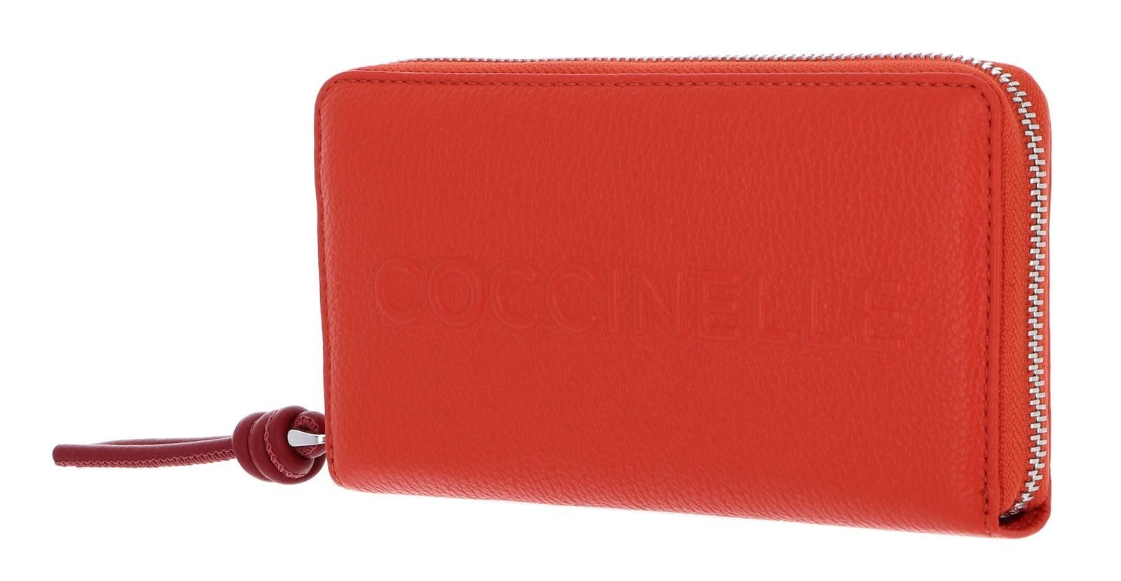 Гаманець Coccinelle Metallic Soft Шкіра Grained Gazpacho/Sangria, фото №1