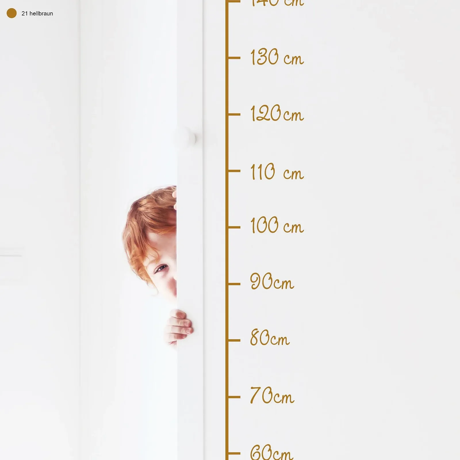 Наклейка ростомер Wandtattoo Loft 40 - 180 см 30 цветов, фото №7