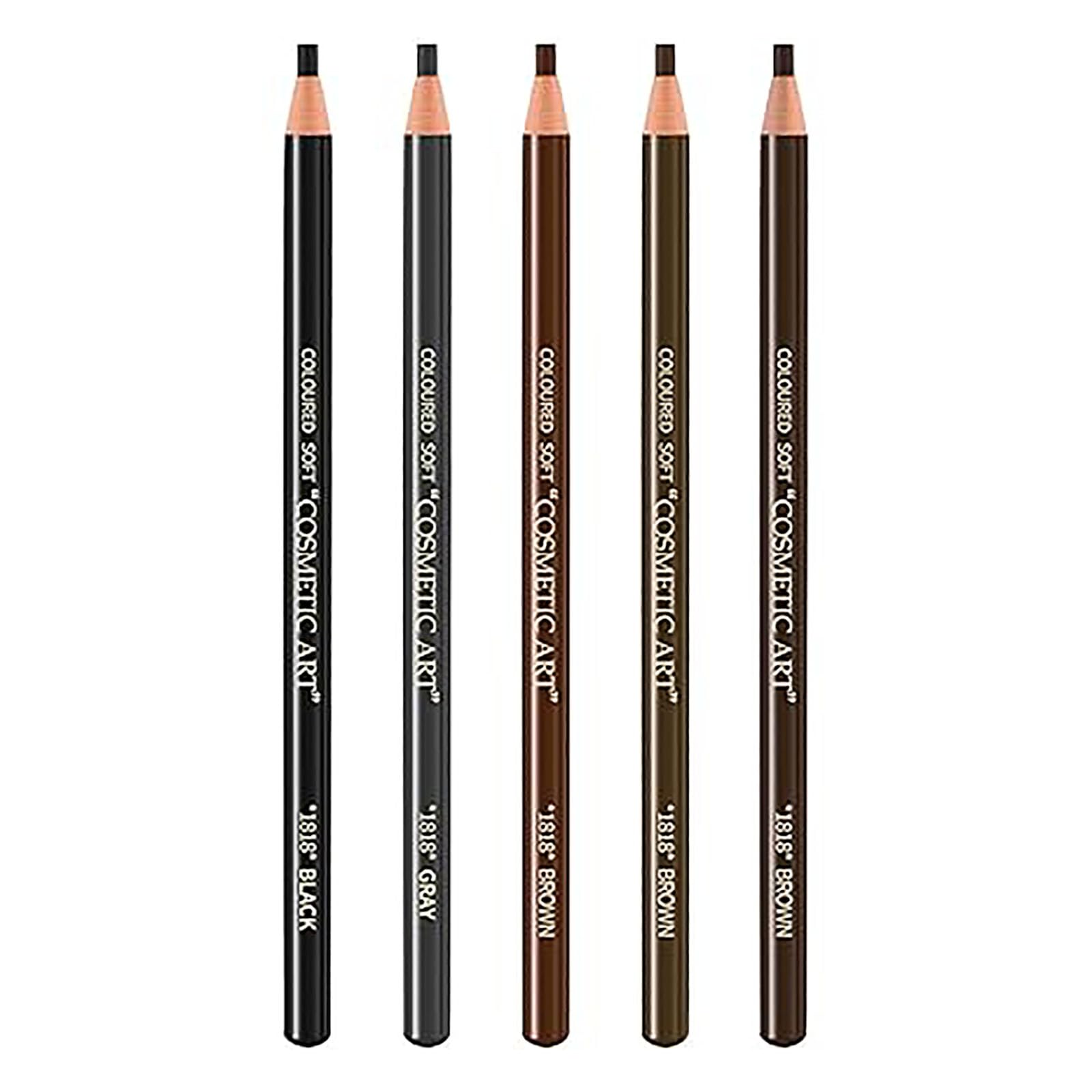 Олівець для брів Waterproof hairy drawing liquid м'який швидкосохнучий довговічний (5, коричневий), фото №1