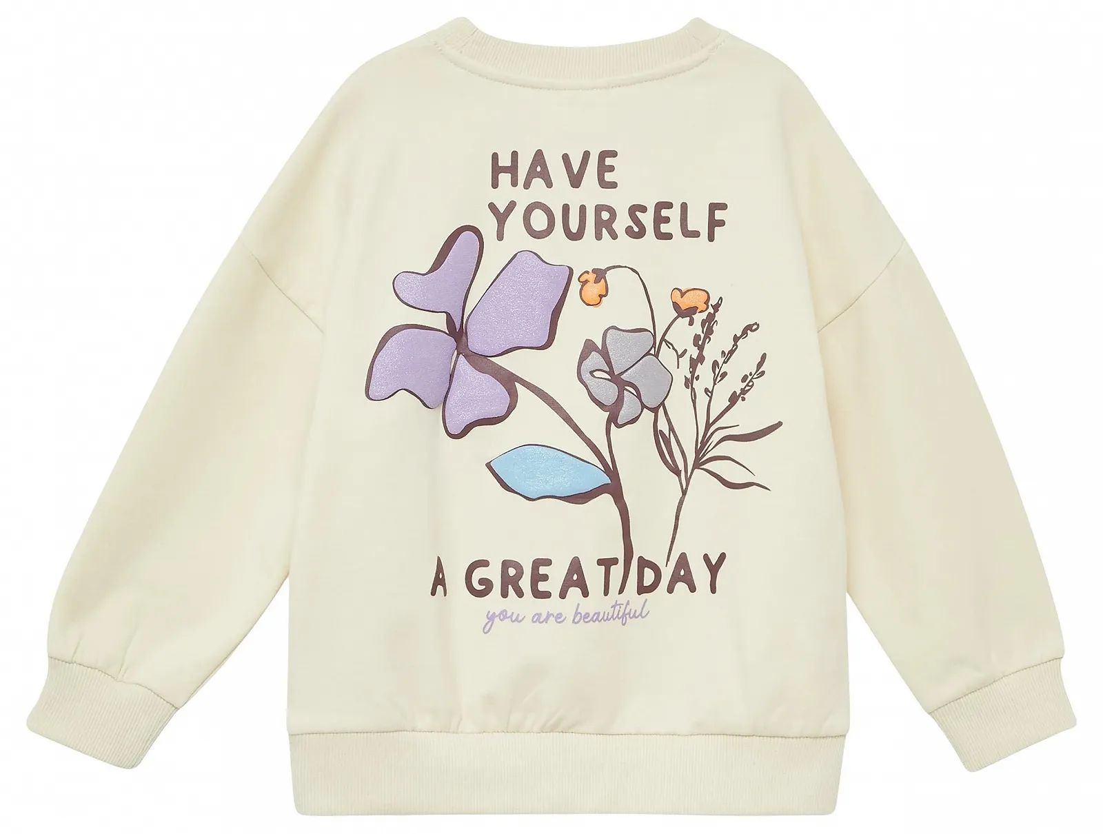 Світшот s.Oliver Oversize з принтом на спині Inside Brushed, фото №2