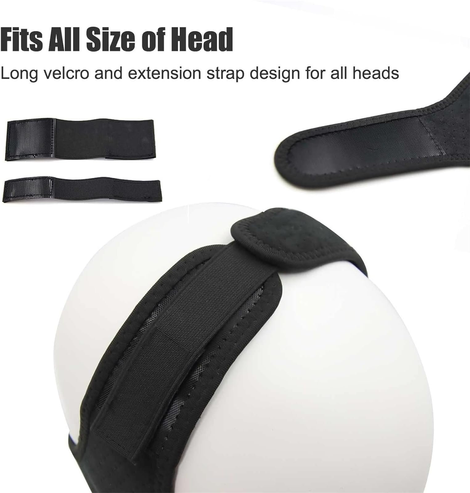 Ремінець проти хропіння Регульований М'який Зручний Високоеластичний, фото №6