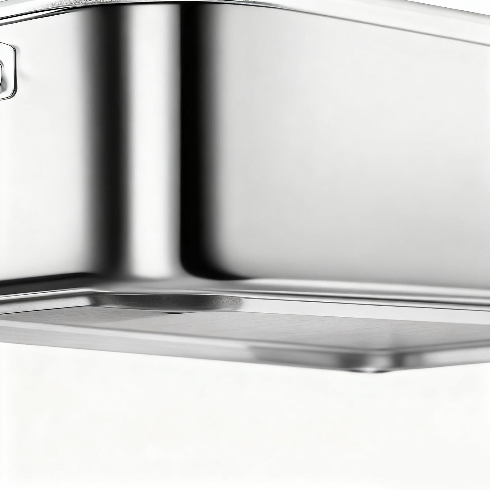 Форма для выпечки из нержавеющей стали с крышкой и ручками для лазаньи и пиццы, фото №8 Форма для выпечки из нержавеющей стали с крышкой и ручками для лазаньи и пиццы, фото №8