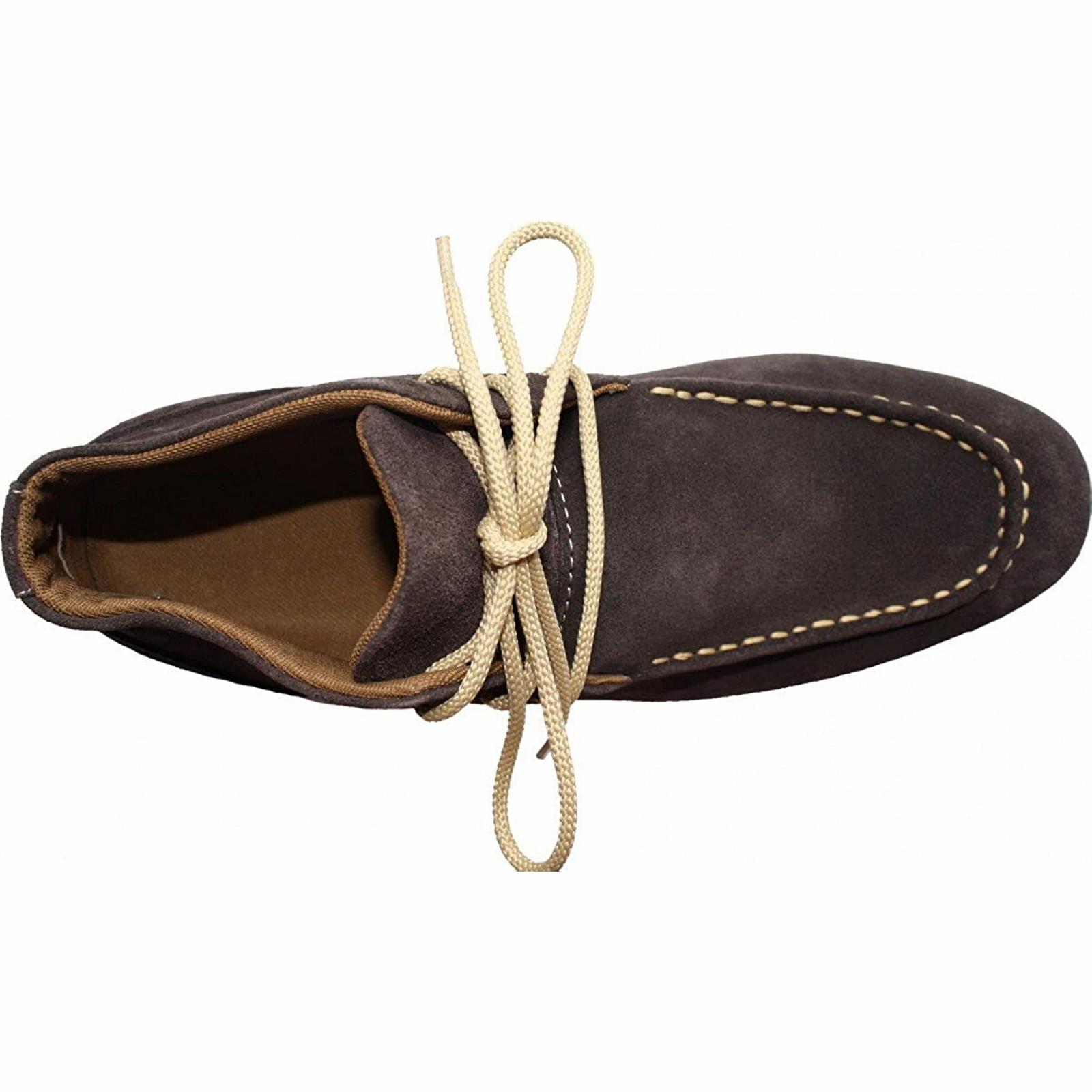 Ботинки German Wear Desert Кожаные Замшевые Шнуровка Синий, Бежевый, Коричневый и Черный, фото №4