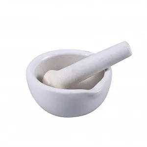 Набір керамічної ступки з товкачиком у китайському стилі - Фото 1