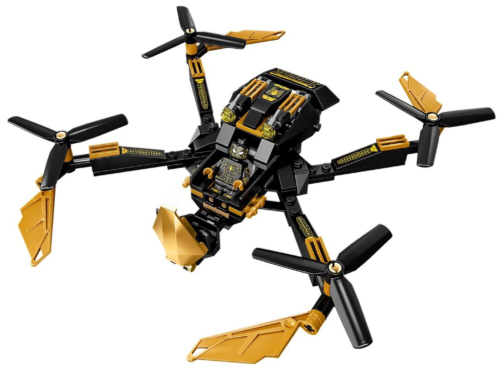 Детский конструктор LEGO Дуэль дронов Человека-паука 76195, фото №3