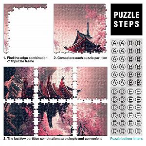 Пазл Japanese Temple 1000 элементов 26 x 38 см synthetic.ua - Фото 1