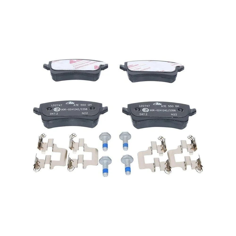 Комплект гальмівних колодок ATE Ceramic 13.0470-2747.2 для VAG, фото №1 Комплект гальмівних колодок ATE Ceramic 13.0470-2747.2 для VAG, фото №1