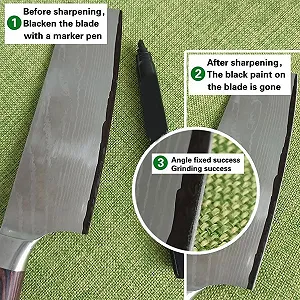 Точилка для ножів Professional High Precision Fixed Rotating Flip металева synthetic.ua - Фото 1