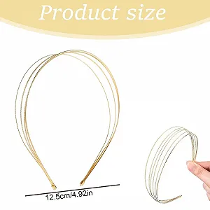 Многослойные металлические обручи для волос synthetic.ua - Фото 1