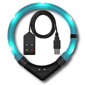 Ошейник светодиодный Leuchtie Premium Easy Charge LED USB Водонепроницаемый - Фото 1