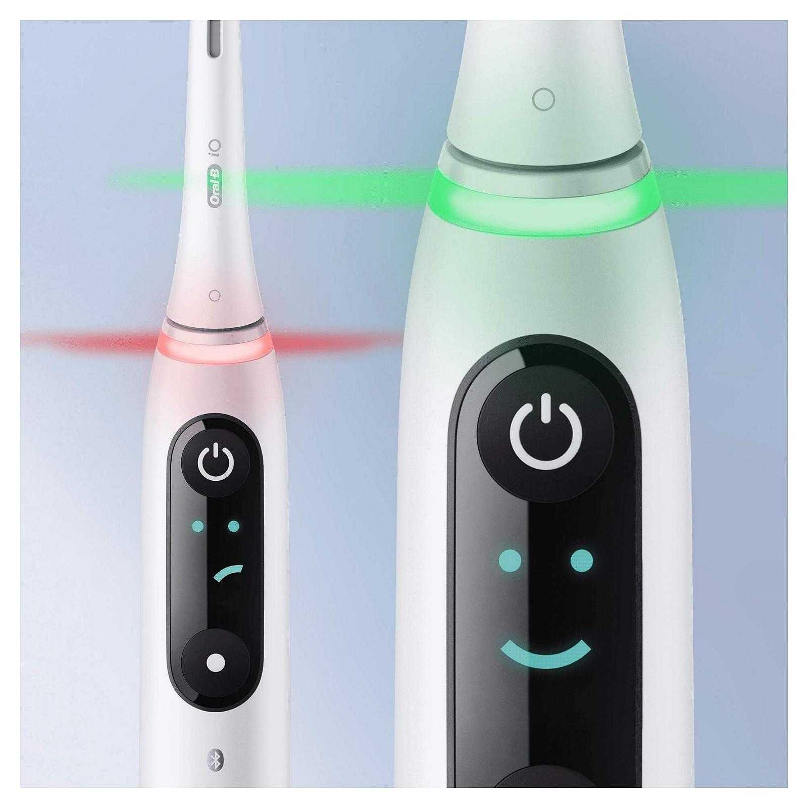 Электрическая зубная щетка Oral-B iO 8, 2 шт., белая/фиолетовая, фото №5