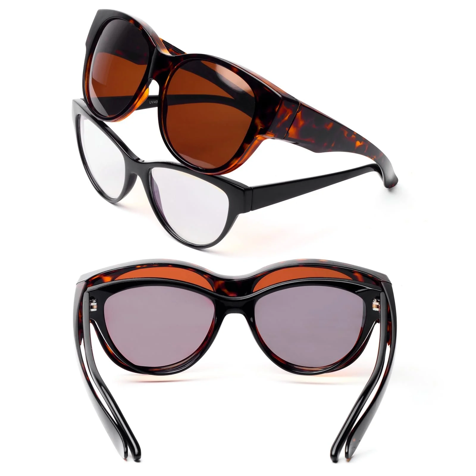 Сонцезахисні окуляри на звичайні окуляри Face Shadow Поляризовані Жіночі UV400, фото №2 Сонцезахисні окуляри на звичайні окуляри Face Shadow Поляризовані Жіночі UV400, фото №2