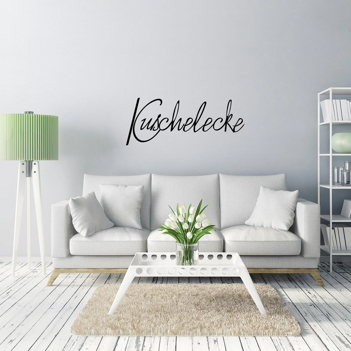 Наклейка на стену Wandkings Cuddle Corner 50 x 20 см Черная, фото №2