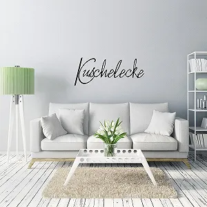 Наклейка на стіну Wandkings Cuddle Corner 50 x 20 см Чорна synthetic.ua - Фото 1