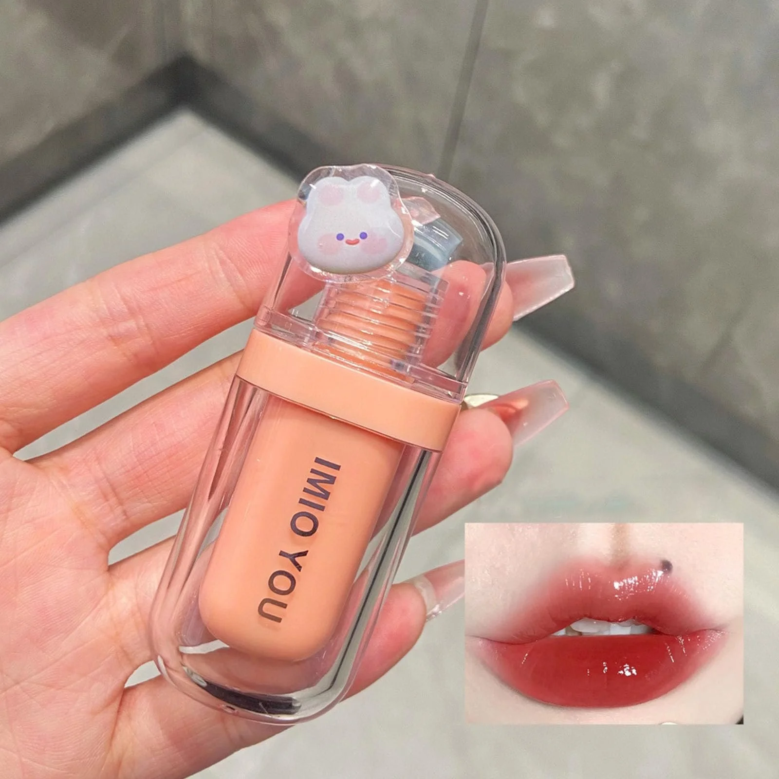 Блиск для губ Actress Jelly Mirror Water Light Текстура скла (2 шт), фото №3