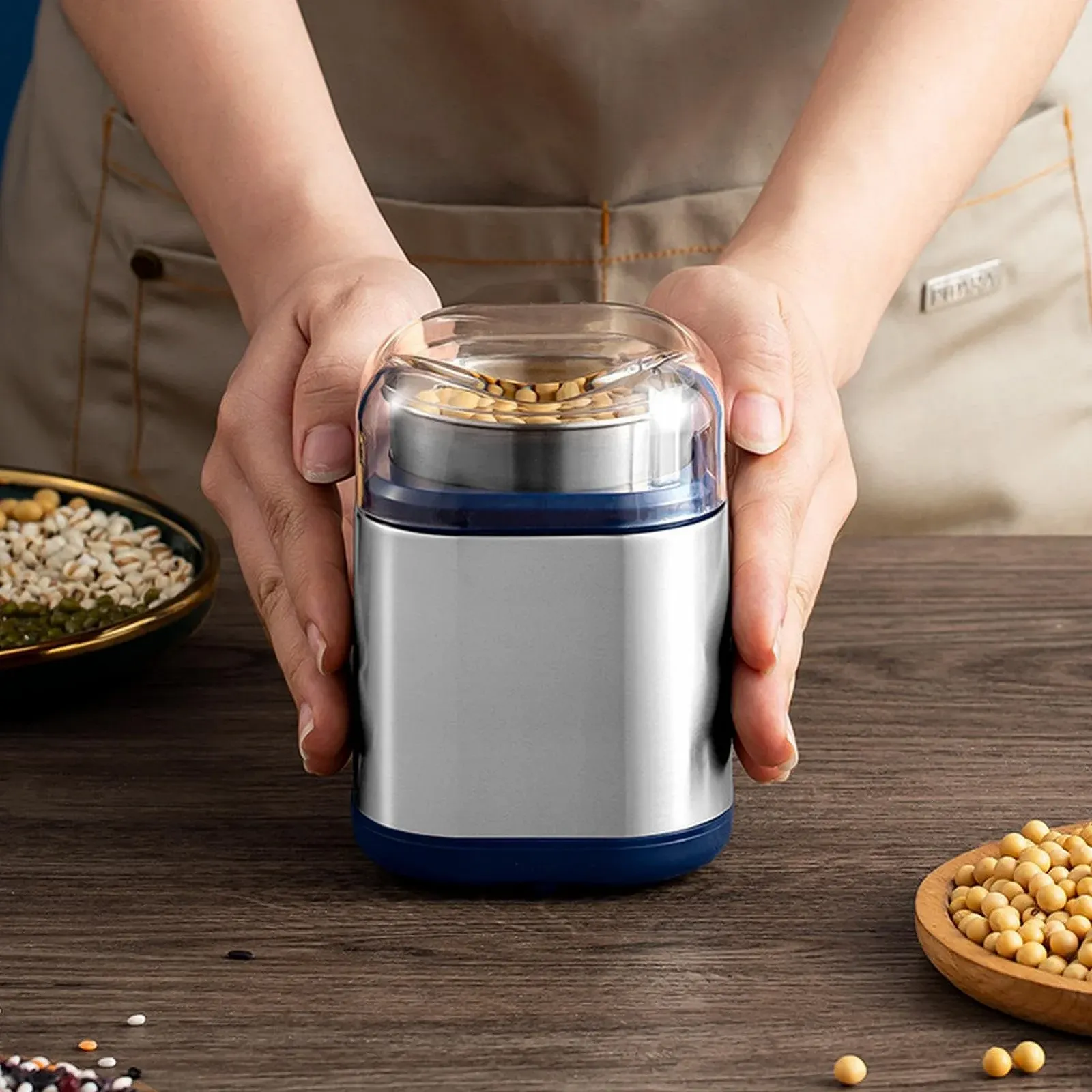 Млин для борошна, зерна, ключ, ефективний і універсальний, висока продуктивність для пшениці, борошна, бутонів, спецій, кавових зерен, фото №4