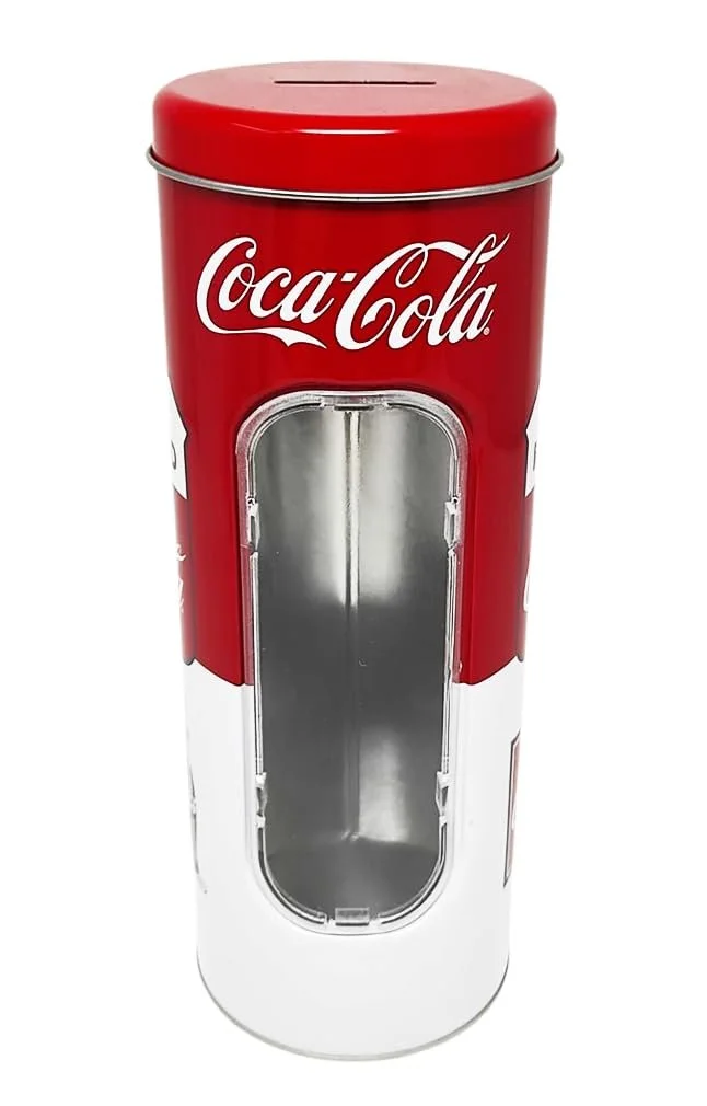 Скарбничка Coca C. Металева 23 x 8.5 см Червона, фото №1