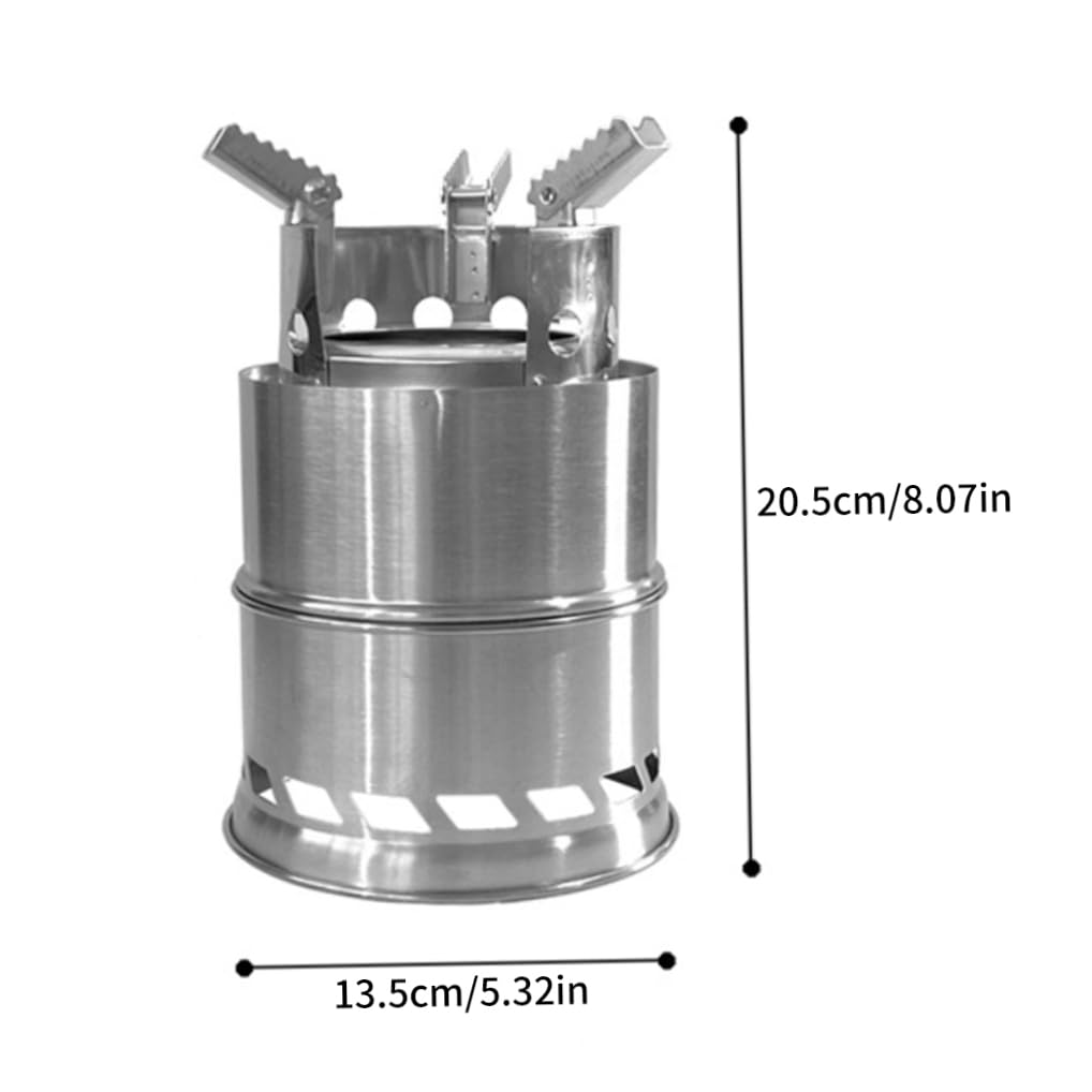 Плита SMELEYOU Portable Wood Carburettor Stainless Steel Folding, фото №3