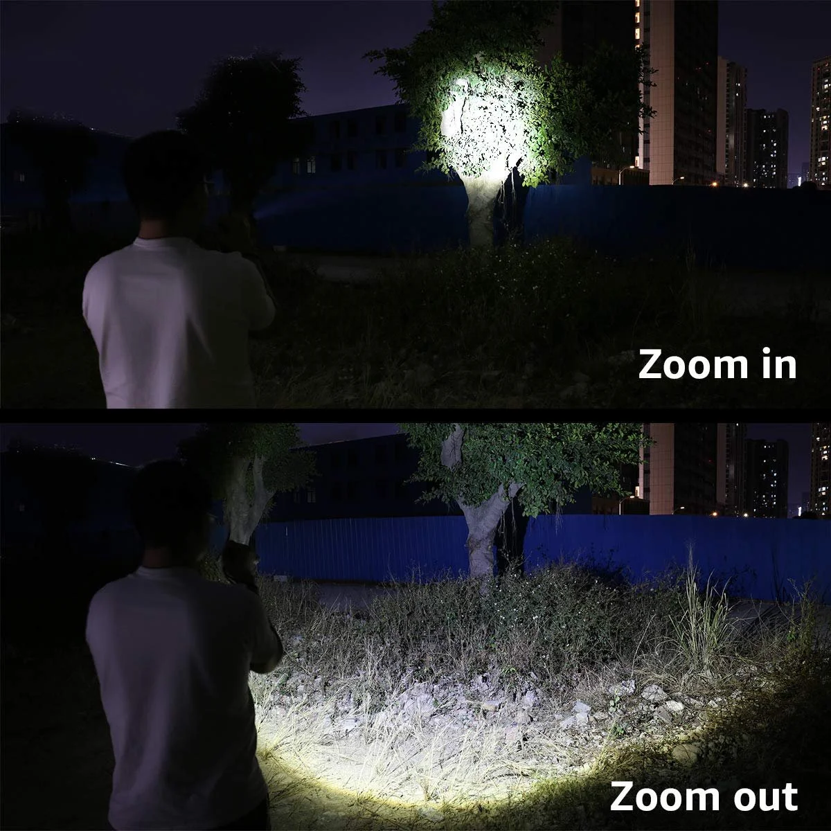 LED Ліхтар LE Акумуляторний USB, 15000 Lux Osram P9, IPX7 Водонепроникний З можливістю масштабування, 5 режимів для Кемпінгу, Активного відпочинку, Пішого туризму, фото №4 LED Ліхтар LE Акумуляторний USB, 15000 Lux Osram P9, IPX7 Водонепроникний З можливістю масштабування, 5 режимів для Кемпінгу, Активного відпочинку, Пішого туризму, фото №4