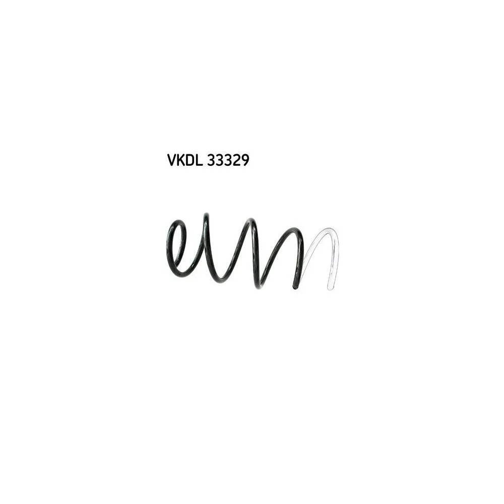Пружина підвіски SKF VKDL 33329, передня вісь, фото №1 Пружина підвіски SKF VKDL 33329, передня вісь, фото №1