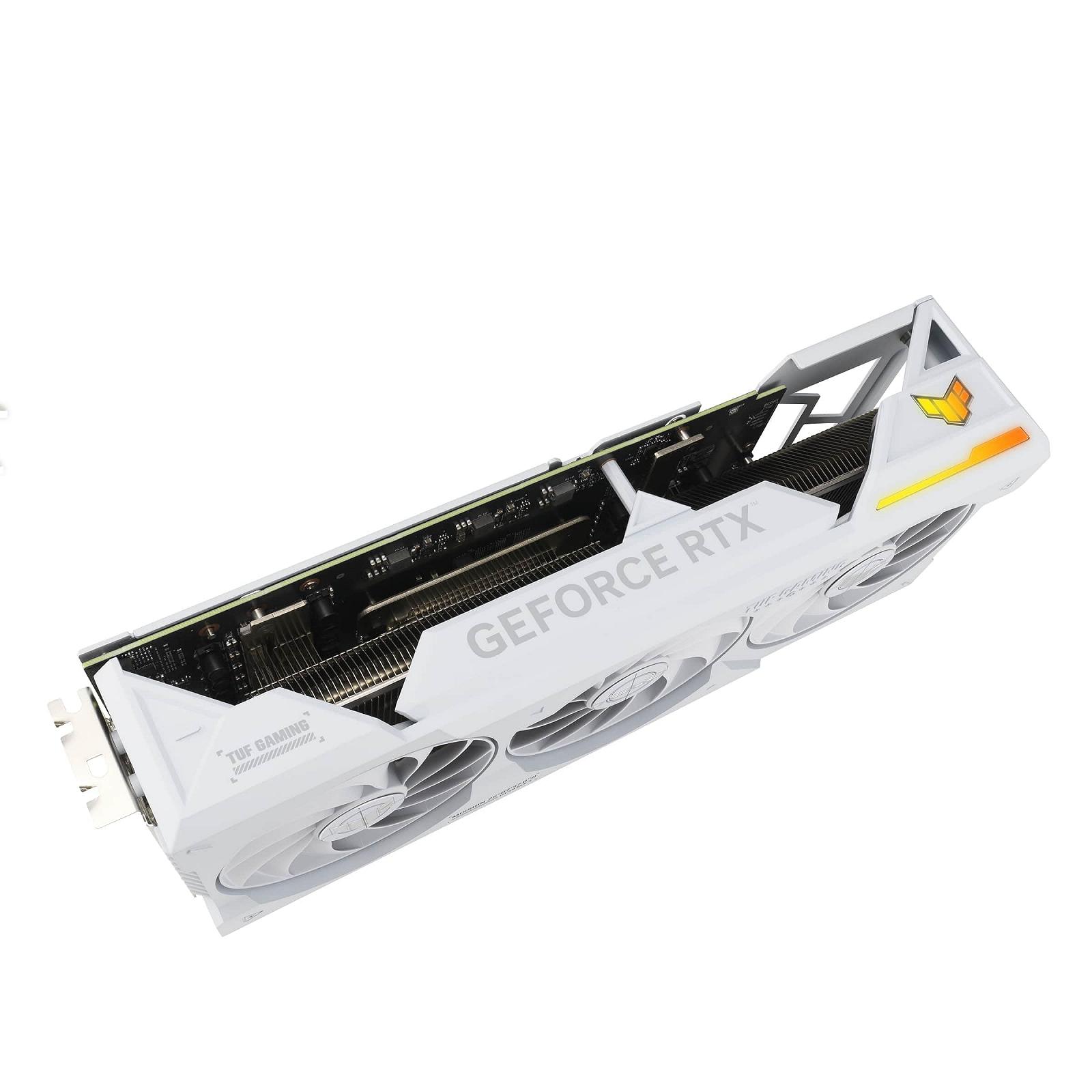 Видеокарта ASUS TUF Gaming GeForce RTX 4070 Ti SUPER BTF White OC Edition 16GB GDDR6X Белая, фото №4