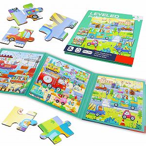 Купити Магнітний пазл 3-в-1 Дорожній рух 25-30-42 елементи - Фото 1 Магнітний пазл 3-в-1 Дорожній рух 25-30-42 елементи - Фото 1