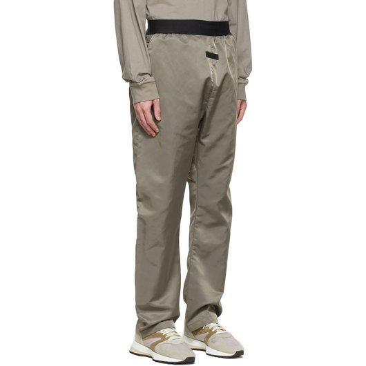 Штаны FEAR OF GOD ESSENTIALS Нейлоновые спортивные штаны M Taupe, фото №2