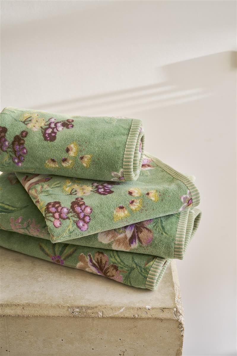 Рушник Pip Studio Secret Garden 55 x 100 см (1 шт. в упаковці) Зелений, фото №5