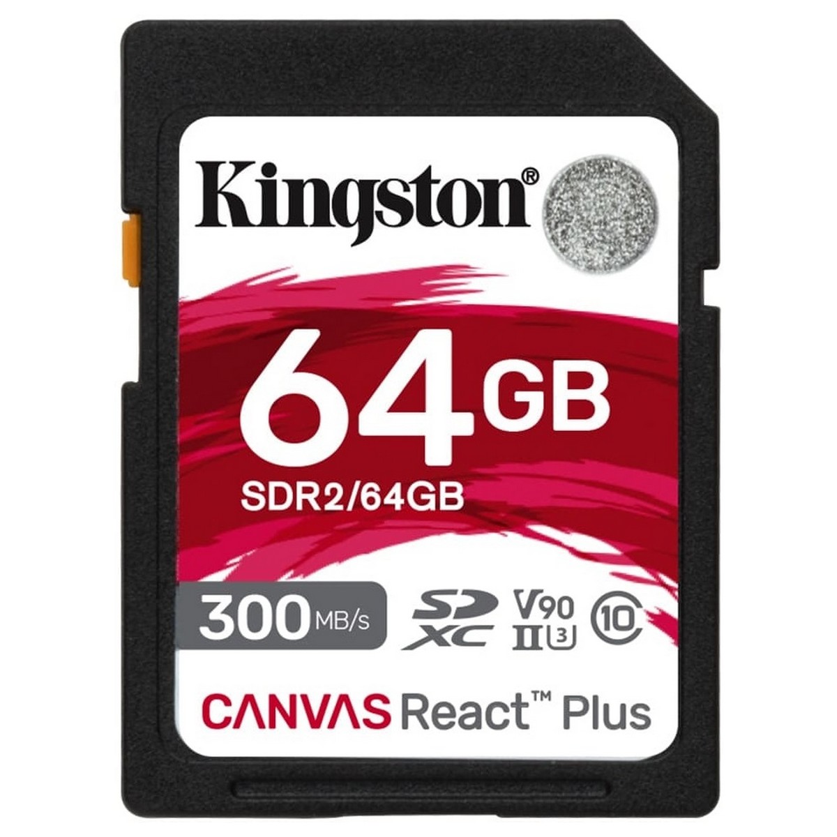 Карта пам'яті Kingston SD 64GB C10 UHS-II U3 (SDR2/64GB), фото №1 Карта пам'яті Kingston SD 64GB C10 UHS-II U3 (SDR2/64GB), фото №1