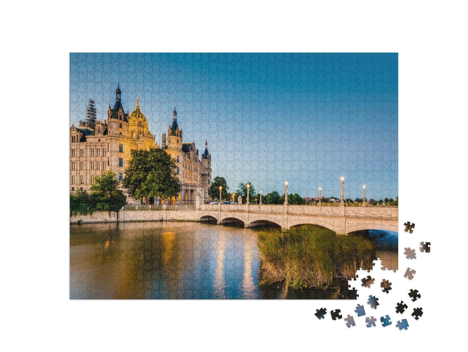 Пазл puzzleYOU Castles Puzzle Collection "Шверинский замок" 1000 элементов, фото №2 Пазл puzzleYOU Castles Puzzle Collection "Шверинский замок" 1000 элементов, фото №2