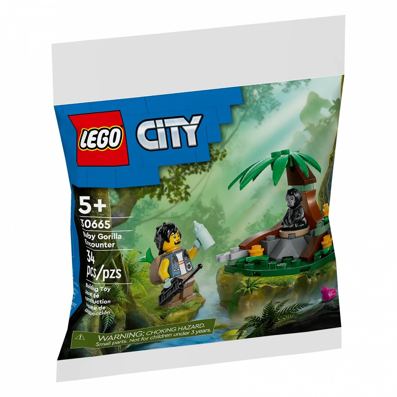 Конструктор Lego City Baby Gorilla Encounter Polybag 30665 34 шт. для детей от 5 лет, фото №1